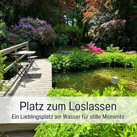 公寓 Elbe511ferienzuhause Im Parkaehnlichen Garten Mit Teich *