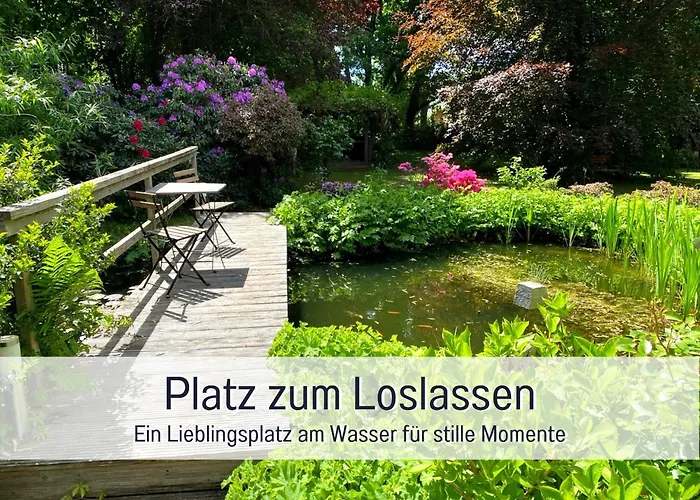 公寓 Elbe511ferienzuhause Im Parkaehnlichen Garten Mit Teich *