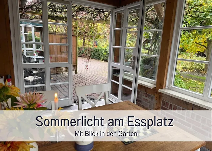 公寓 Elbe511ferienzuhause Im Parkaehnlichen Garten Mit Teich Dömitz