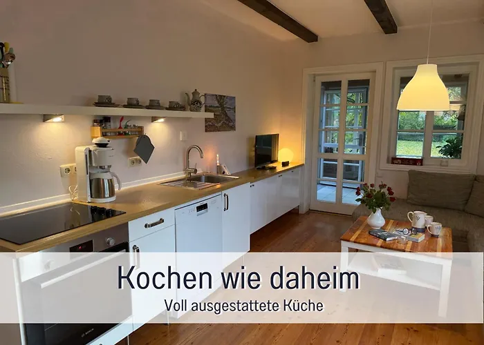 公寓 Elbe511ferienzuhause Im Parkaehnlichen Garten Mit Teich Dömitz