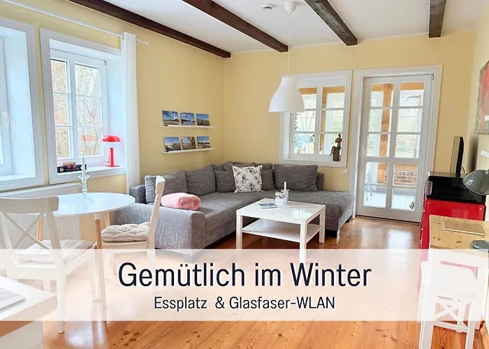 公寓 Elbe511ferienzuhause Im Parkaehnlichen Garten Mit Teich Dömitz